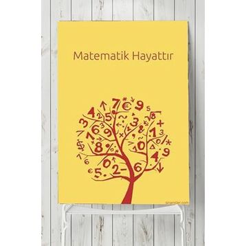 Postermanya Matematik Hayattır Eğitim 2 40x60 cm Poster