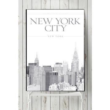 Postermanya New York Manzara 30x40 cm Poster