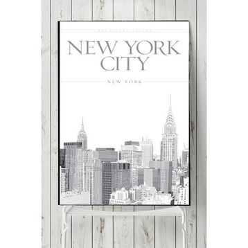 Postermanya New York Manzara 50x70 cm Poster