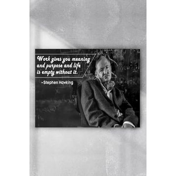 Postermanya Stephen Hawking Motivasyon 60x90 cm Poster