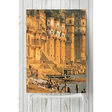 Postermanya Varanasi Kutsal Mekan 50x70 cm Poster