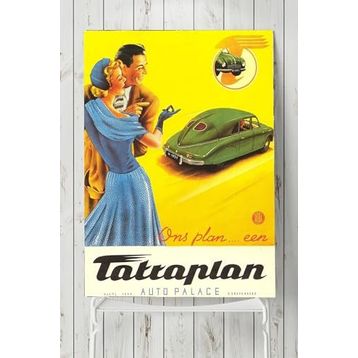 Postermanya Vintage Araba 70x100 cm Poster