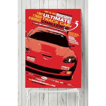 Postermanya Yarış Arabası 40x60 cm Poster