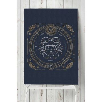 Postermanya Yengeç Burcu 80x115 cm Tasarım Poster