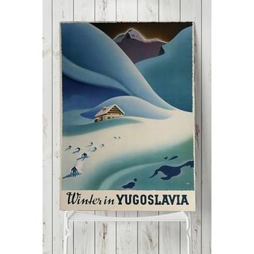 Postermanya Yugoslavya Vintage 60x90 cm Poster