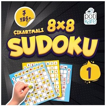 Pötikare Yayıncılık 8x8 Çıkartmalı Sudoku 1