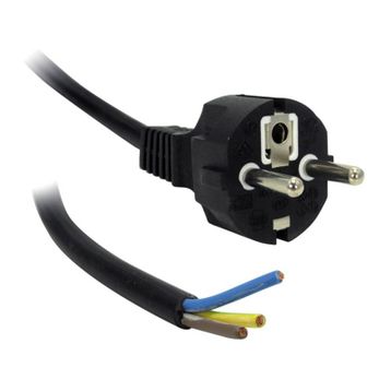 Power Kablo 3x0.75mm 3 Pin Uçu Açık 1 Metre Uzatma