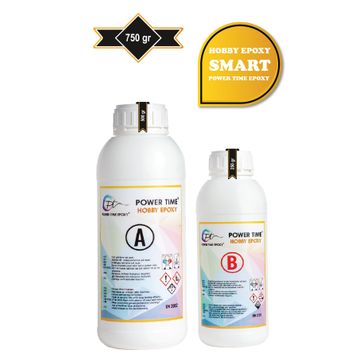 Power Time Epoxy 750 gr Şeffaf İnce Döküm Epoksi Reçine