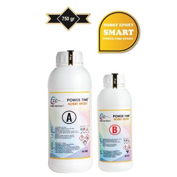 Power Time Epoxy 750 gr Şeffaf İnce Döküm Epoksi Reçine