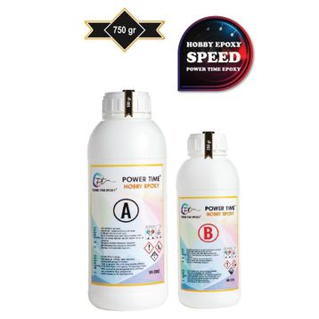 Power Time Epoxy 750 gr Şeffaf İnce Döküm Epoksi Reçine