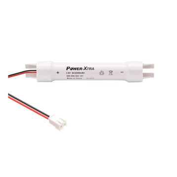 Power-xtra 3S1P 3.6V 2200 Mah SC Ni-Cd BRK24 Soketli VH Şarjlı Batarya