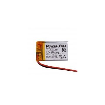 Power-Xtra PX302030 3.7V 120mAh Li-Polymer Şarjlı Pil