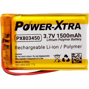 Power-xtra PX803450 Devreli-2.0A 3.7V 1500 Mah Li-Polymer Pil