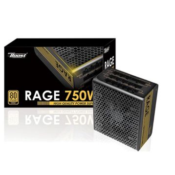 PowerBoost BST-ATX750G RAGE 750w 80+ GOLD Full Modüler 12cm Fanlı ATX Power Supply