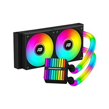 PowerBoost Legend 240 ARGB 240 mm AM5/1700P Siyah İşlemci Sıvı Soğutucu