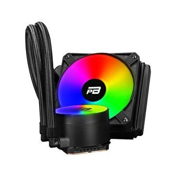 Powerboost Noble 120 ARGB 120 mm AM5 1700P Siyah İşlemci Sıvı Soğutucu