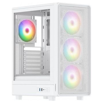 PowerBoost PB-A5065W ARGB Fanlı Beyaz 650 W E-ATX Gaming Bilgisayar Kasası