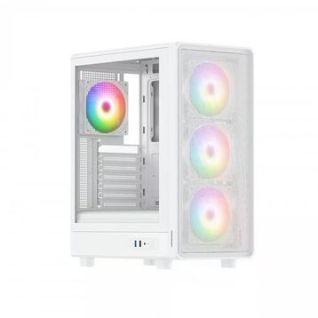PowerBoost PB-A5065W ARGB Fanlı Beyaz 650 W E-ATX Gaming Bilgisayar Kasası