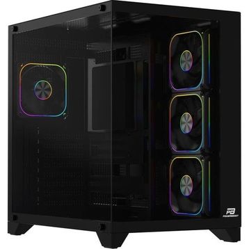 PowerBoost PB-C9025B ARGB Fanlı Siyah 750 W ATX Gaming Bilgisayar Kasası