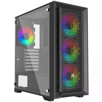 PowerBoost PB-P705B 650W 80+ Bronz USB 3.2 ARGB ATX Mid Tower Siyah Kasa
