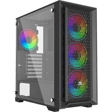 PowerBoost PB-P705B 650W 80+ Bronz USB 3.2 ARGB ATX Mid Tower Siyah Kasa