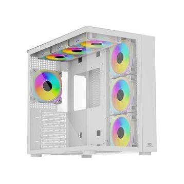 PowerBoost PB-SS02W USB 3.2 ARGB ATX Mid Tower Beyaz Kasa