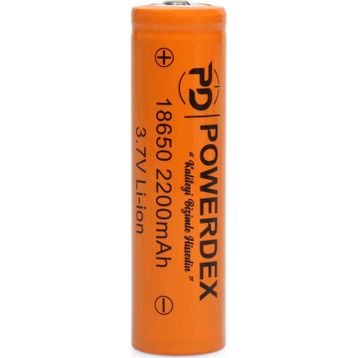Powerdex 18650 3.7V 2200 mah Li-ion Şarjlı Pil