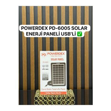 Powerdex PD-6005 9V 3.5W mAh Güneş Paneli