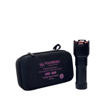 Powerdex PD-9100 30 W 2800 Lümen Zoomlu Şarjlı Profesyonel Avcı El Feneri