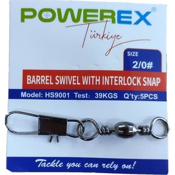 Powerex HS9001 No:2/0 Klipsli 5'li Fırdöndü