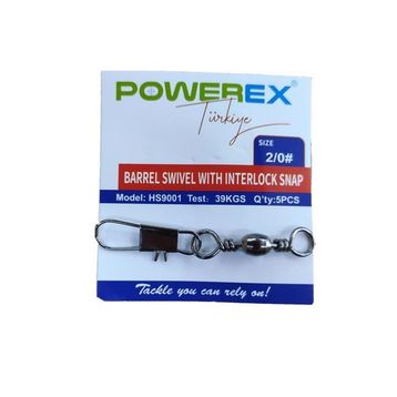 Powerex HS9001 No:2/0 Klipsli 5'li Fırdöndü