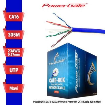 Powergate CAT6-BOX 23AWG Kablo
