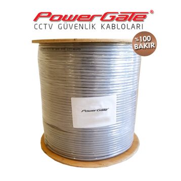 Powergate Via 250 m 2+1 2x0.22+0.22 CCTV Güvenlik Kablosu