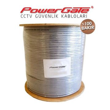 Powergate Via 250 m 2+1 2x0.22+0.22 CCTV Güvenlik Kablosu