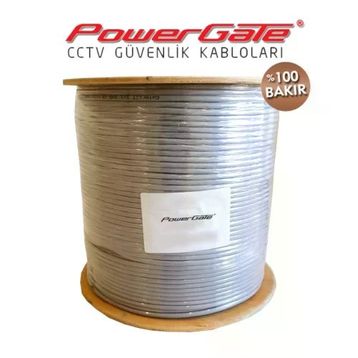 Powergate Via 250 m 2+1 2x0.22+0.22 CCTV Güvenlik Kablosu