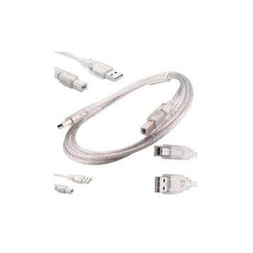 Powermaster 1.5 m Şeffaf Yazıcı USB Kablo