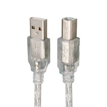 Powermaster 1.5 m Şeffaf Yazıcı USB Kablo