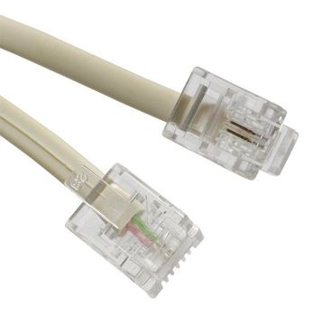 Powermaster 10 mt 2 Pin Soketli Telefon Kablosu