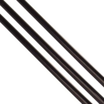 Powermaster 12 mm 30 cm Kalın Siyah Silikon