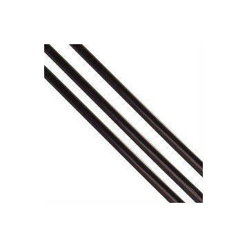 Powermaster 12 mm 30 cm Kalın Siyah Silikon