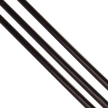 Powermaster 12 mm 30 cm Kalın Siyah Silikon