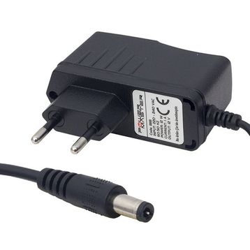 Powermaster 12 V-1 A 5.5-2.5 Uç Priz Tip Plastik Kasa Adaptör
