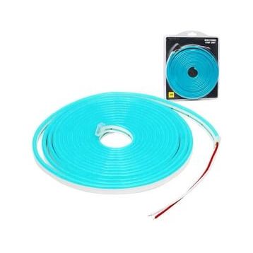 Powermaster 12 Volt 5 Metre Silikonlu Buz Mavisi Neon Led Şerit