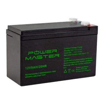 Powermaster 12 Volt 9 Amper Akü