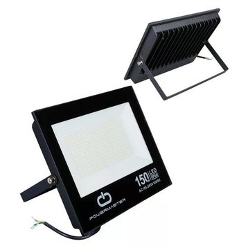 Powermaster 150W 220V 6500K Siyah Slim Kasa Beyaz Dış Mekan Aydınlatma