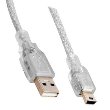 Powermaster 2.0 Şeffaf 3 m Mini 5 Pin Usb Kablo