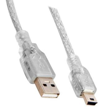 Powermaster 2.0 Şeffaf 3 m Mini 5 Pin Usb Kablo