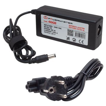 Powermaster 20 Volt - 3.25 Amper 5.5x2.5 Amper Ibm Notebook Adaptör