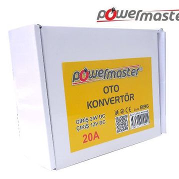 Powermaster 24-12 Volt 20 Amper Oto Konvertör