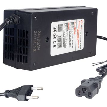 Powermaster 24Volt 20Amper Elektrikli Bisiklet Şarj Cihazı